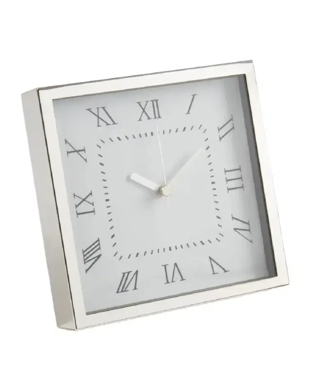 Bey-Berk Serpa Large Square Desk Clock