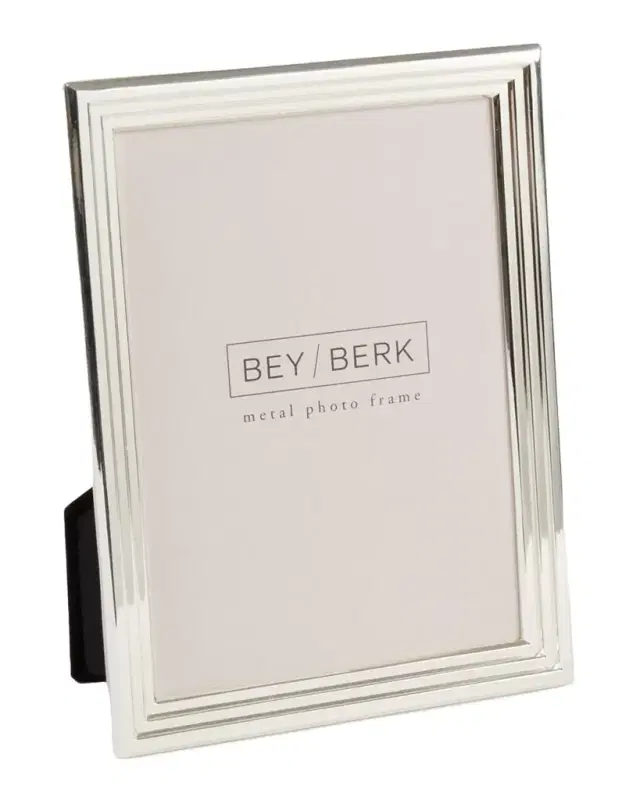 Bey-Berk Lance Metal 4"x6" Picture Frame
