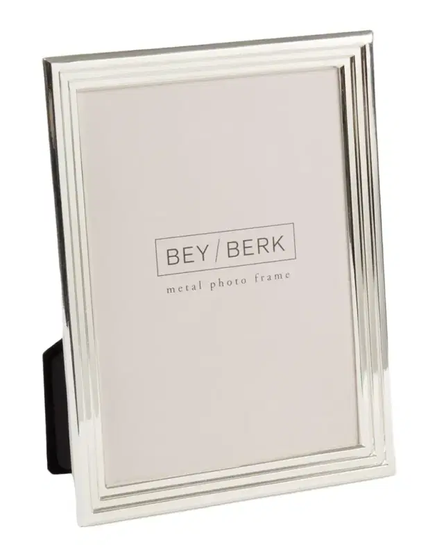 Bey-Berk Lance Metal 5"x7" Picture Frame