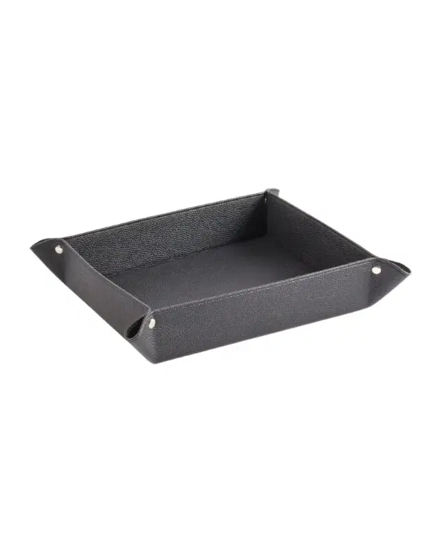 Bey-Berk Leather Coffee Table Tray