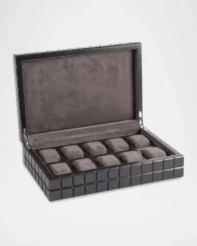 Bey-Berk Bogota Cube 10-Watch Storage Case | Thumbnail 2 Bey-Berk Bogota Cube 10-Watch Storage Case | Thumbnail 2