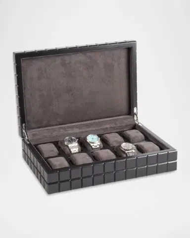 Bey-Berk Bogota Cube 10-Watch Storage Case | Thumbnail 3 Bey-Berk Bogota Cube 10-Watch Storage Case | Thumbnail 3