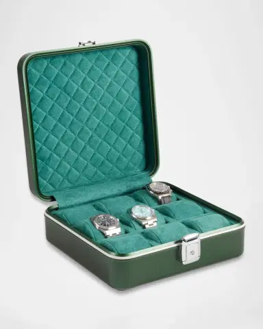 Bey-Berk Prague Aluminum 9-Watch Case | Thumbnail 3 Bey-Berk Prague Aluminum 9-Watch Case | Thumbnail 3