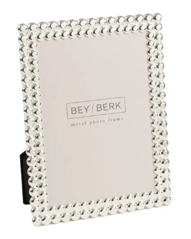 Bey-Berk Chelsea Metal 4"x6" Picture Frame