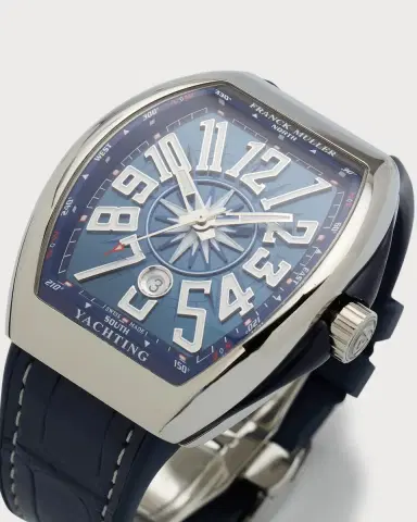 Franck Muller Men's Stainless Steel Vanguard Yacht Watch with Compass, Blue | Thumbnail 3