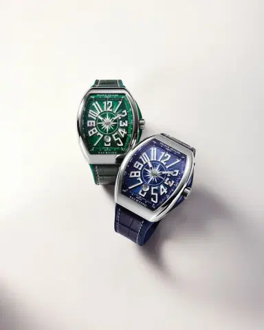 Franck Muller Men's Stainless Steel Vanguard Yacht Watch with Compass, Blue | Thumbnail 5