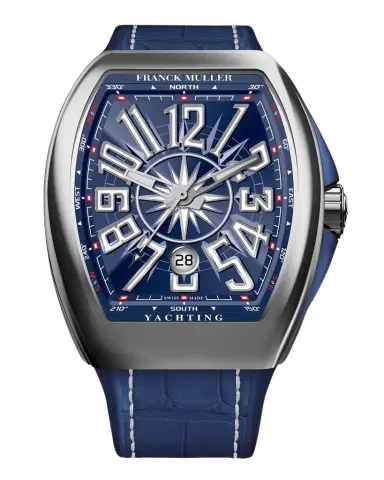 Franck Muller Men's Stainless Steel Vanguard Yacht Watch with Compass, Blue | Thumbnail 1