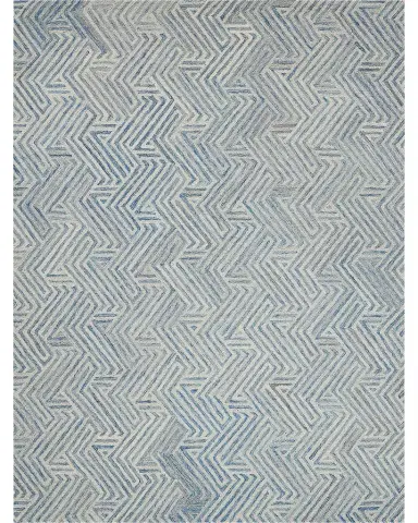 Exquisite Rugs Swirl Modern Hand Tufted Rug | Thumbnail 1