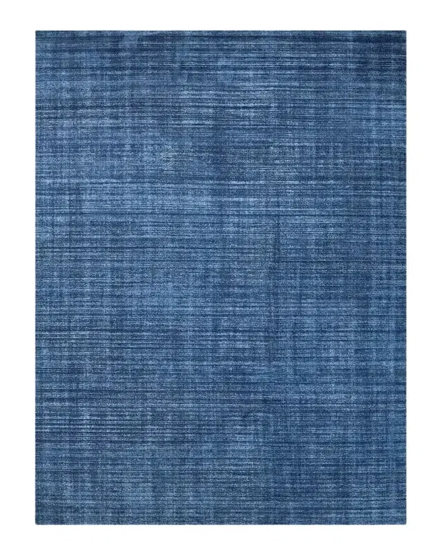 Exquisite Rugs Martelli Modern Hand-Loomed Navy Rug