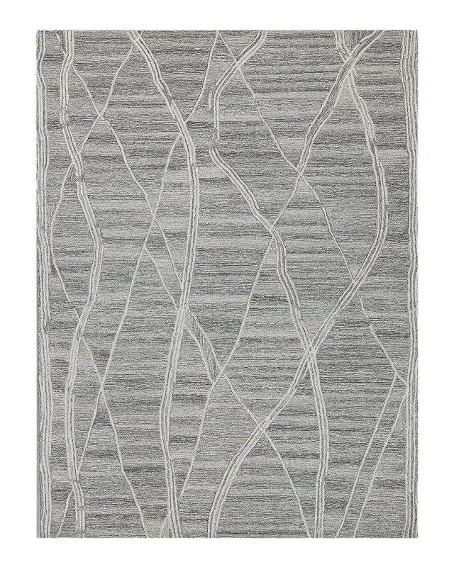 Exquisite Rugs Tangiers Hand-Tufted Gray/ Rug