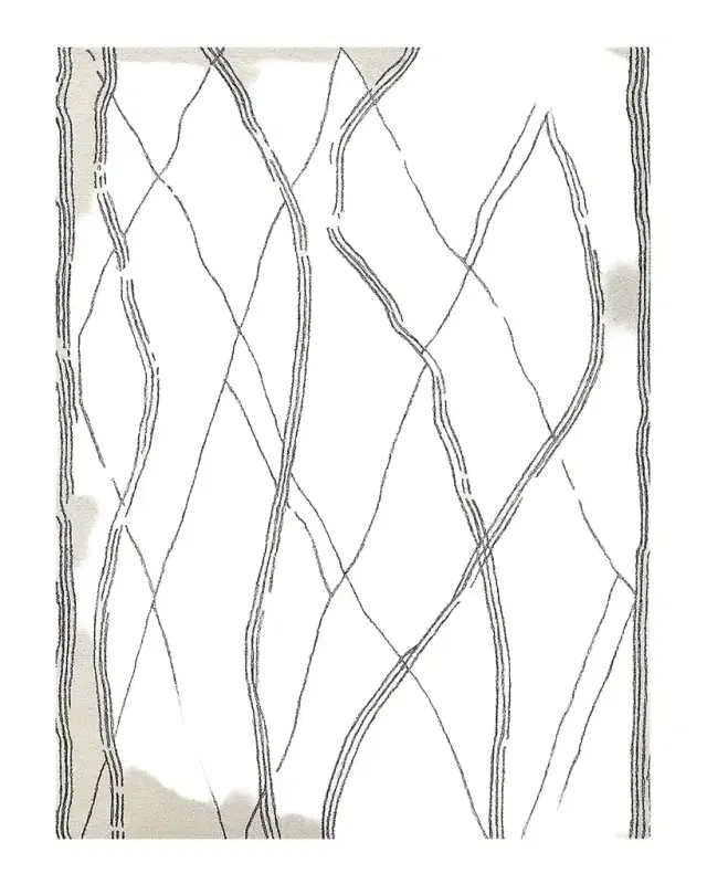 Exquisite Rugs Tangiers Hand-Tufted /Black Rug