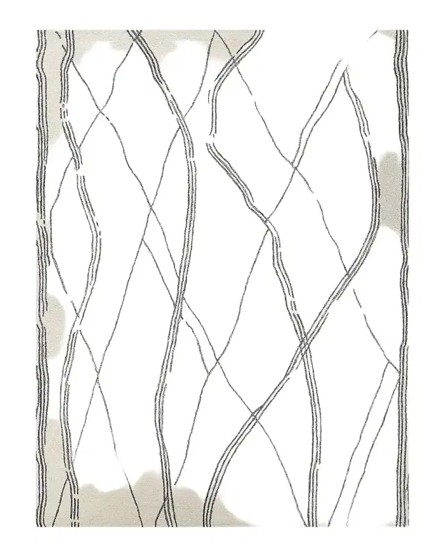 Exquisite Rugs Tangiers Hand-Tufted /Black Rug
