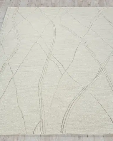 Exquisite Rugs Tangiers Hand-Tufted Ivory/Beige Rug, 6 ' x 9 ' | Thumbnail 2 Exquisite Rugs Tangiers Hand-Tufted Ivory/Beige Rug, 6 ' x 9 ' | Thumbnail 2