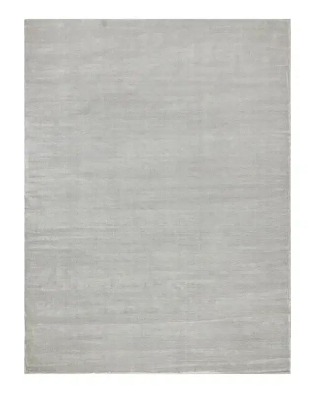 Exquisite Rugs Velutto Hand-Loomed Light Silver Rug
