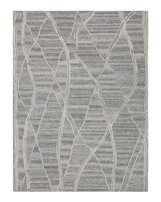 Exquisite Rugs Tangiers Hand-Tufted Gray/ Rug