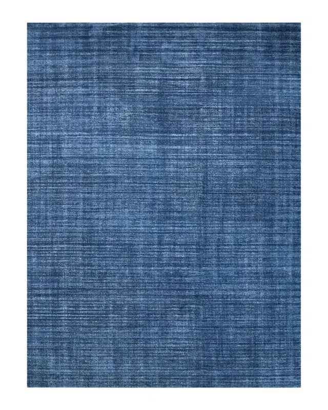 Exquisite Rugs Martelli Modern Hand-Loomed Navy Rug
