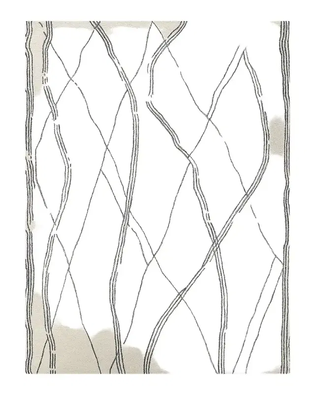 Exquisite Rugs Tangiers Hand-Tufted /Black Rug