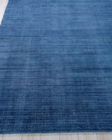 Exquisite Rugs Martelli Modern Hand-Loomed Navy Rug, 4 ' x 6 ' | Thumbnail 2 Exquisite Rugs Martelli Modern Hand-Loomed Navy Rug, 4 ' x 6 ' | Thumbnail 2