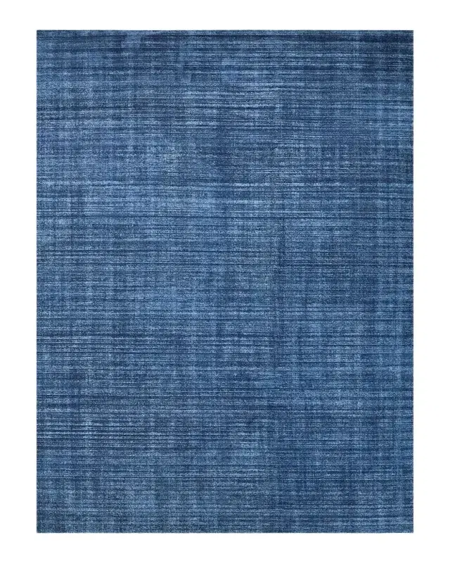 Exquisite Rugs Martelli Modern Hand-Loomed Navy Rug