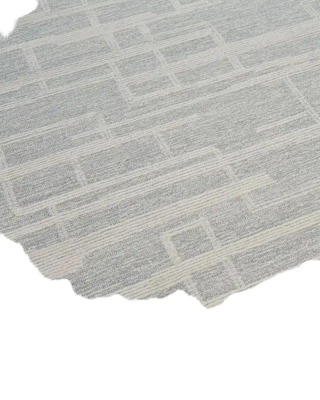 Exquisite Rugs Park City Hand-Tufted Light Gray/ Rug