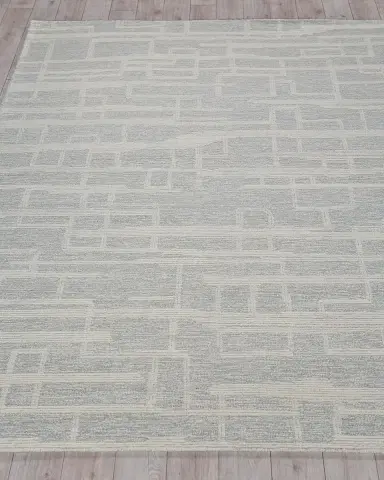 Exquisite Rugs Park City Hand-Tufted Light Gray/Ivory Rug | Thumbnail 4