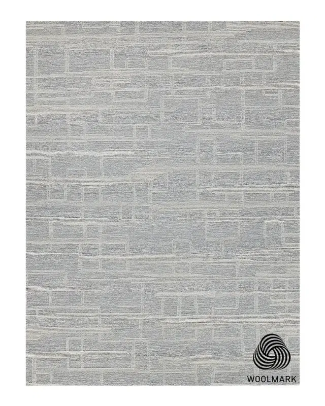 Exquisite Rugs Park City Hand-Tufted Light Gray/ Rug