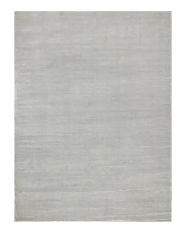 Exquisite Rugs Velutto Hand-Loomed Light Silver Rug