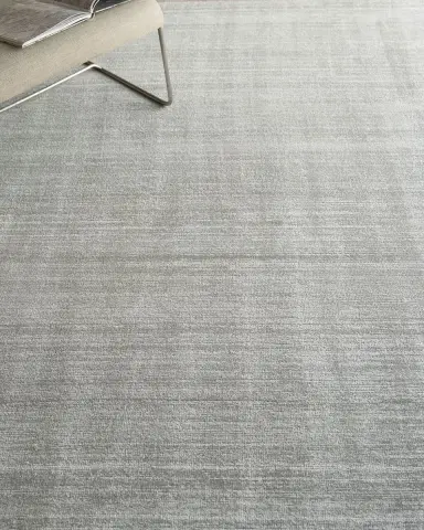 Exquisite Rugs Martelli Modern Hand-Loomed Silver Rug, 4 ' x 6 ' | Thumbnail 7 Exquisite Rugs Martelli Modern Hand-Loomed Silver Rug, 4 ' x 6 ' | Thumbnail 7