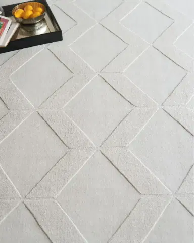 Exquisite Rugs Brunello Hand-Loomed White Rug | Thumbnail 7 Exquisite Rugs Brunello Hand-Loomed White Rug | Thumbnail 7