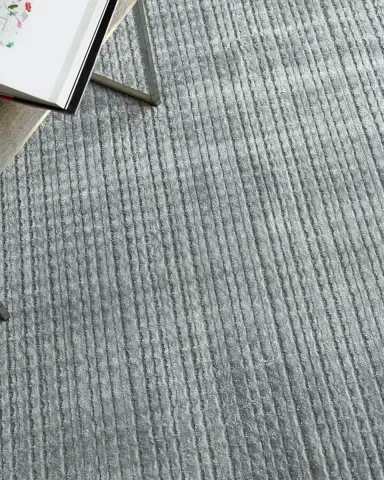 Exquisite Rugs Cabrini Hand-Loomed Silver Rug, 6 ' x 9 ' | Thumbnail 7 Exquisite Rugs Cabrini Hand-Loomed Silver Rug, 6 ' x 9 ' | Thumbnail 7