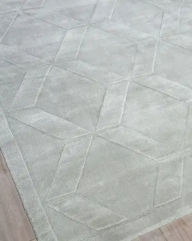Exquisite Rugs Brunello Hand-Loomed Light Silver Rug | Thumbnail 6 Exquisite Rugs Brunello Hand-Loomed Light Silver Rug | Thumbnail 6