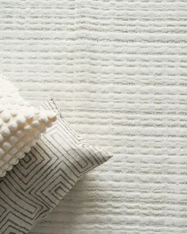 Exquisite Rugs Cabrini Hand-Loomed White Rug, 6 ' x 9 ' | Thumbnail 5 Exquisite Rugs Cabrini Hand-Loomed White Rug, 6 ' x 9 ' | Thumbnail 5