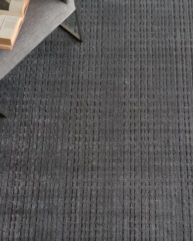 Exquisite Rugs Cabrini Hand-Loomed Gray Rug, 4 ' x 6 ' | Thumbnail 8 Exquisite Rugs Cabrini Hand-Loomed Gray Rug, 4 ' x 6 ' | Thumbnail 8