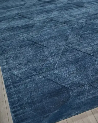 Exquisite Rugs Brunello Hand-Loomed Navy Rug, 6 ' x 9 ' | Thumbnail 3 Exquisite Rugs Brunello Hand-Loomed Navy Rug, 6 ' x 9 ' | Thumbnail 3