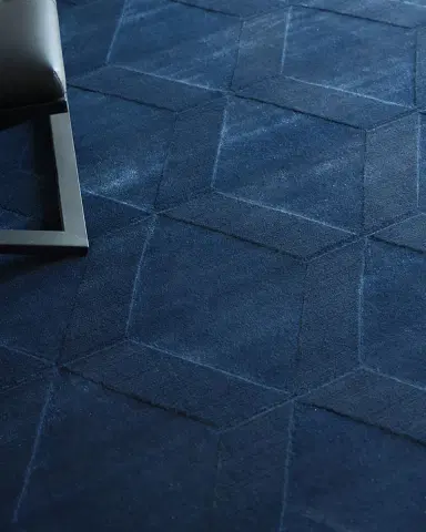Exquisite Rugs Brunello Hand-Loomed Navy Rug, 6 ' x 9 ' | Thumbnail 6 Exquisite Rugs Brunello Hand-Loomed Navy Rug, 6 ' x 9 ' | Thumbnail 6