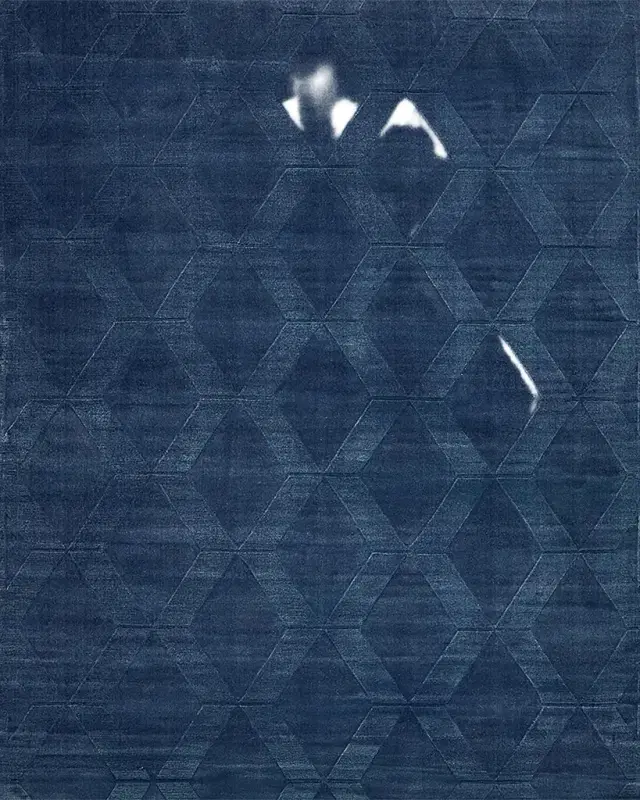 Exquisite Rugs Brunello Hand-Loomed Navy Rug