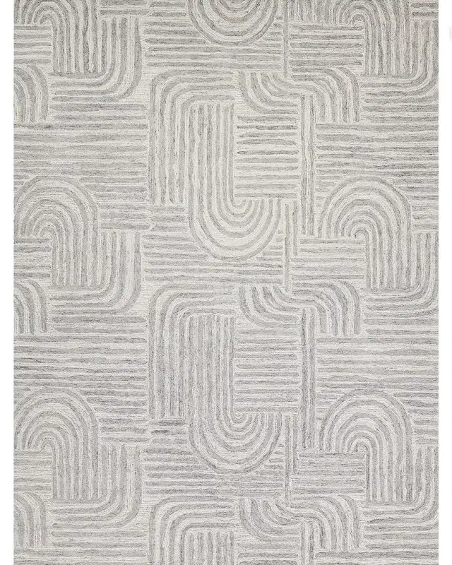 Exquisite Rugs Juno Hand-Tufted Gray/ Rug