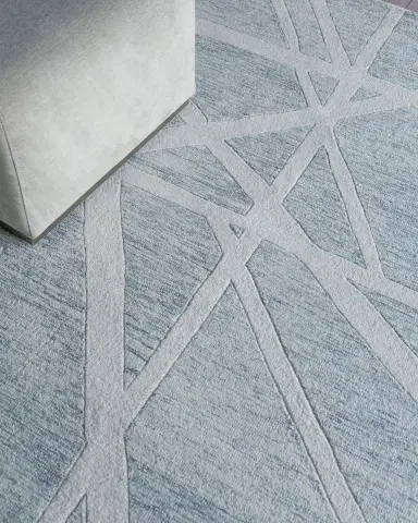 Exquisite Rugs Miami Hand-Tufted Silver/Ivory Rug | Thumbnail 7 Exquisite Rugs Miami Hand-Tufted Silver/Ivory Rug | Thumbnail 7