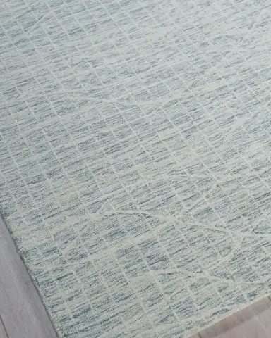 Exquisite Rugs Miami Hand-Tufted Silver Rug | Thumbnail 2