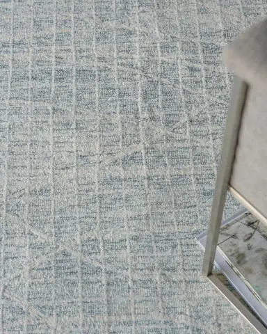 Exquisite Rugs Miami Hand-Tufted Silver Rug | Thumbnail 5