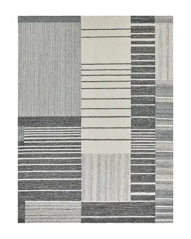 Exquisite Rugs Castine Hand-Tufted Gray Rug | Thumbnail 1