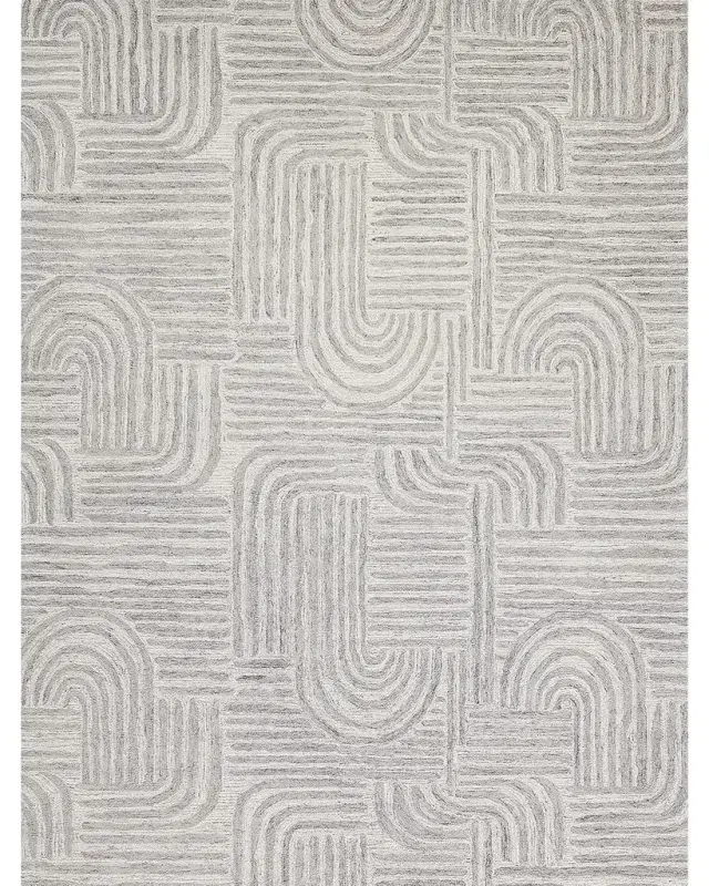 Exquisite Rugs Juno Hand-Tufted Gray/ Rug
