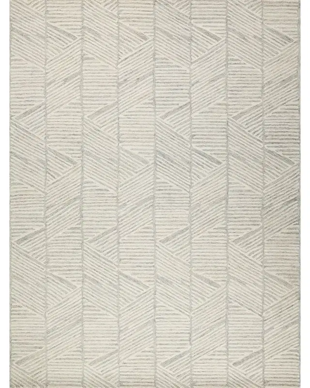 Exquisite Rugs Kascata Hand-Tufted Silver/ Rug