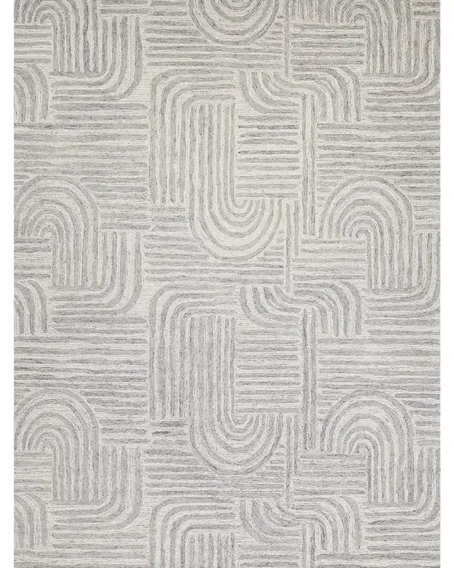 Exquisite Rugs Juno Hand-Tufted Gray/ Rug