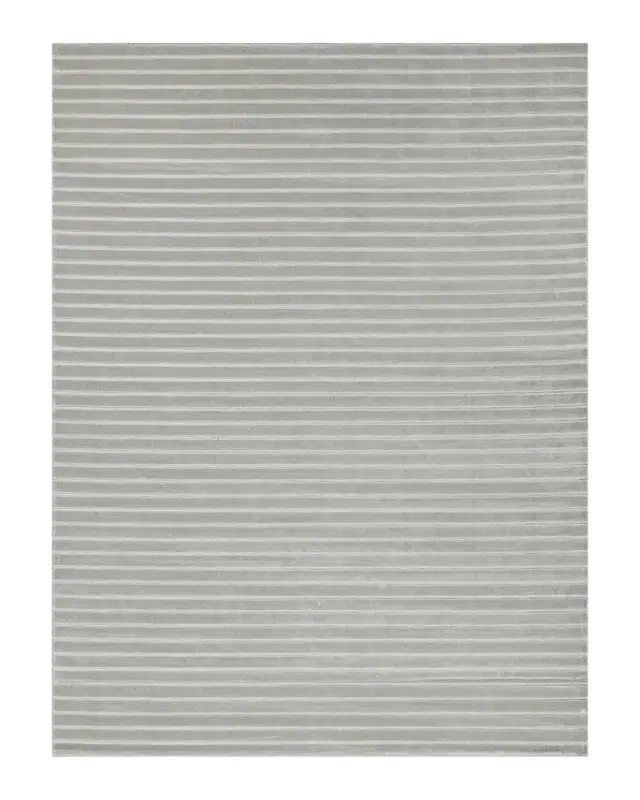 Exquisite Rugs Amani Hand-Loomed Silver Rug, 8 ' x 10 '