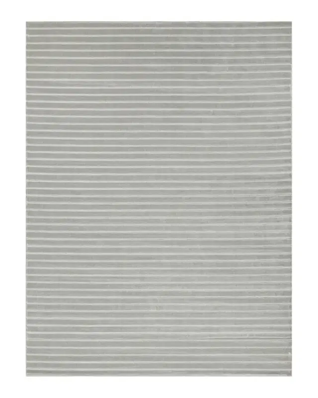 Exquisite Rugs Amani Hand-Loomed Silver Rug, 9 ' x 12 '