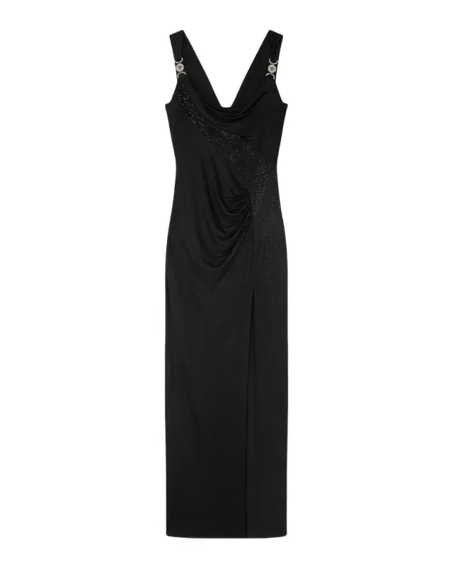Embellished Silk-Blend Gown