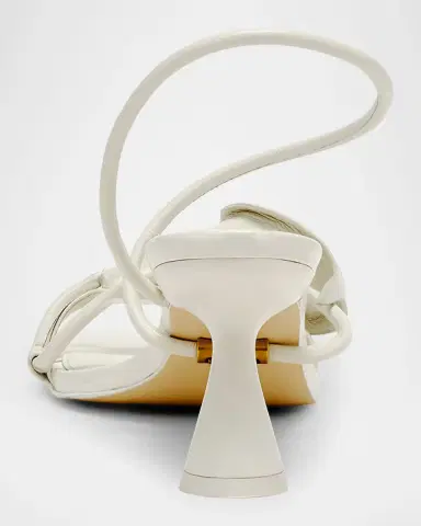 Cult Gaia Ria Calla Lily Leather Sandals | Thumbnail 3 Cult Gaia Ria Calla Lily Leather Sandals | Thumbnail 3