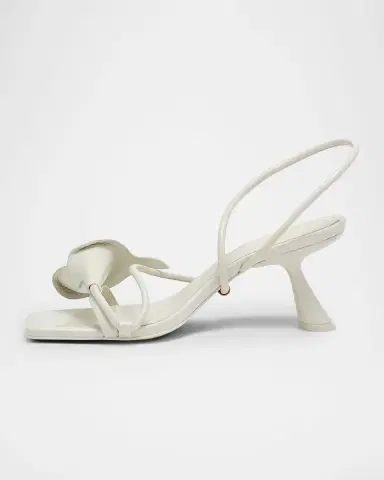 Cult Gaia Ria Calla Lily Leather Sandals | Thumbnail 4 Cult Gaia Ria Calla Lily Leather Sandals | Thumbnail 4