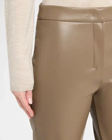 Max Mara Sublime Vegan Leather Kickflare-Leg Ankle Pants | Thumbnail 5 Max Mara Sublime Vegan Leather Kickflare-Leg Ankle Pants | Thumbnail 5
